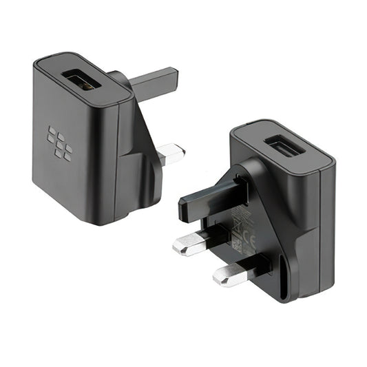 BlackBerry RM0300 UK netadapter, 6,5W, 1,3A, 1 x USB-A, sort ASY-58929-003