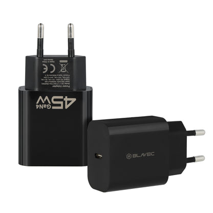 Netværksoplader Blavec BC-7, 45W, 3A, 1 x USB-C, Sort