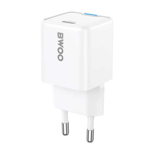 BWOO CDA211 Network Charger, 30W, 3A, 1 x USB-C, White