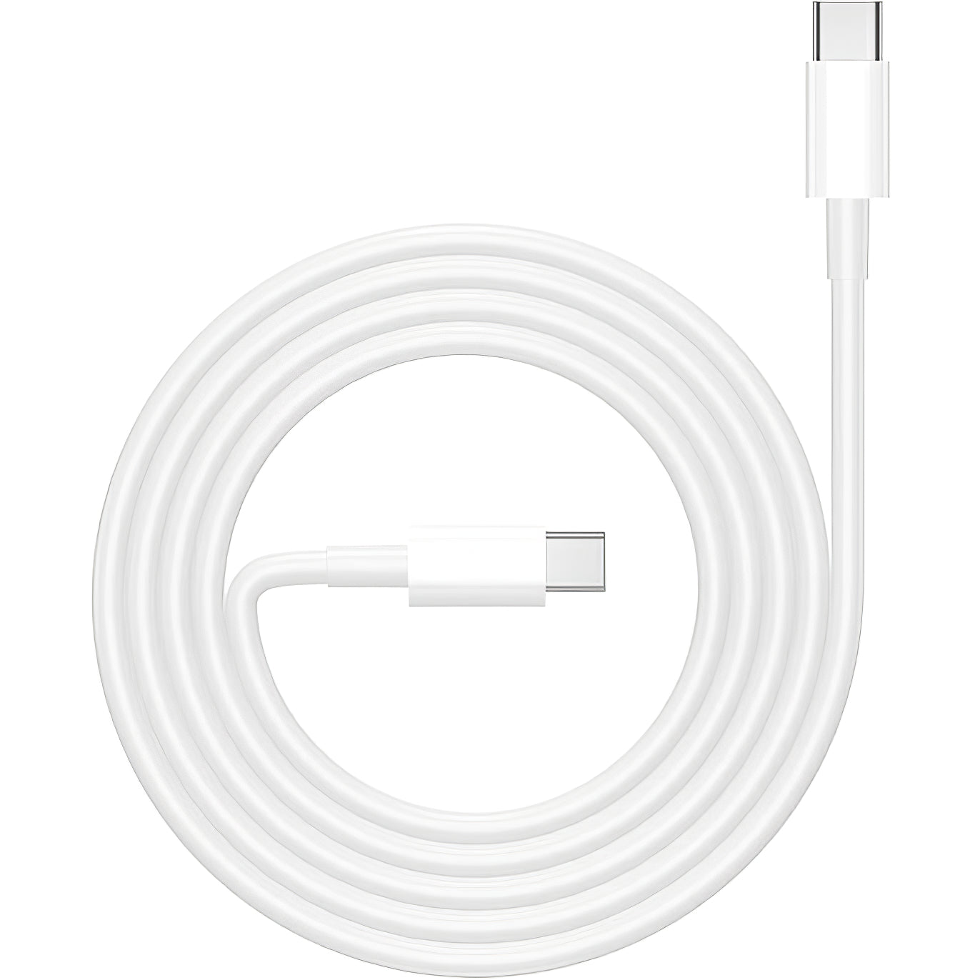 Netadapter med USB-C-kabel Prestico F8S, 20W, 3A, 1 x USB-C, Hvid
