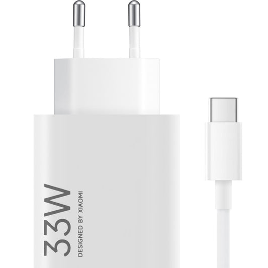 Xiaomi USB-C Network Charger with Cable, 33W, 3A, 1 x USB-A, White BHR9956EU