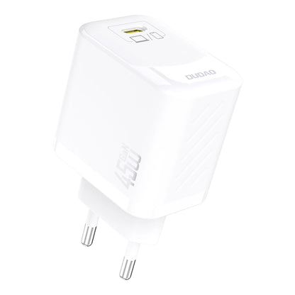 Netværksoplader med USB-C kabel Dudao A28C, 45W, 3A, 1 x USB-C, Hvid