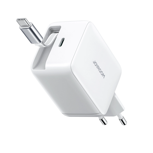 Netværksoplader med USB-C Kabel Joyroom JR-TCL06, 67W, 3A, 1 x USB-C, Hvid