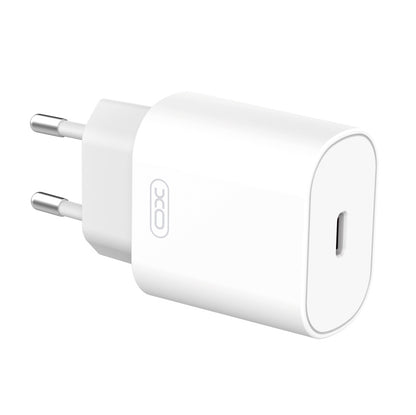 Netværksoplader XO Design, 25W, 3A, 1 x USB-C, Hvid