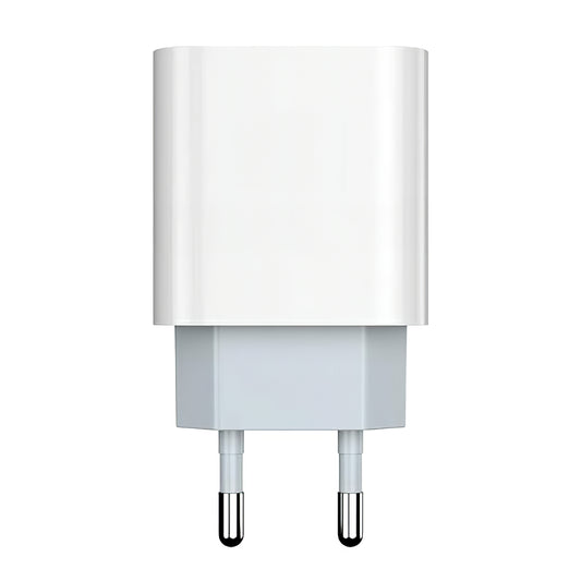 Netadapter med USB-C-kabel Prestico F8S, 20W, 3A, 1 x USB-C, Hvid