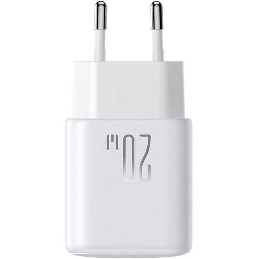 Netværksoplader med Lightning-kabel Joyroom JR-TCF20, 20W, 3A, 1 x USB-C, Hvid