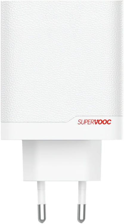 Netværksoplader med USB-C kabel OnePlus OSABBCBBAE, 120W, 7.3A, 1 x USB-A - 1 x USB-C, Hvid 5461100631