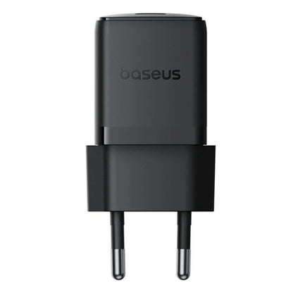 Netværksoplader med USB-C kabel Baseus Palm, 20W, 3A, 1 x USB-C, Sort P10111602113-01
