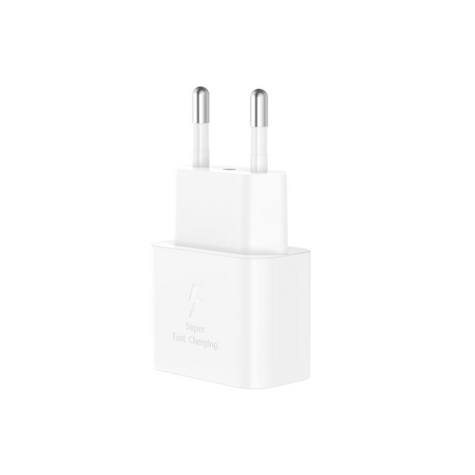 Netværksoplader med USB-C Kabel XO Design L167, 25W, 3A, 1 x USB-C, Hvid
