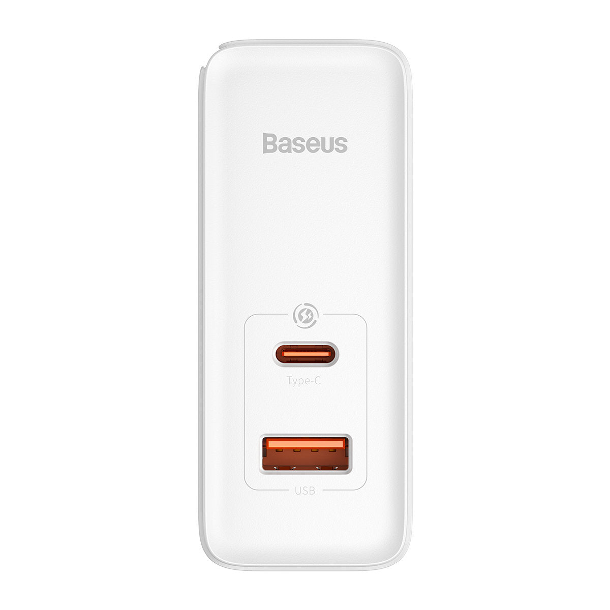 Netværksoplader med USB-C Kabel Baseus GaN5 Pro, 100W, 3A, 1 x USB-A - 1 x USB-C, Hvid CCGP090202