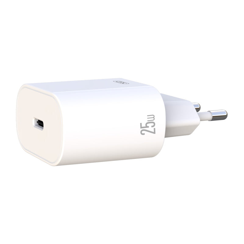 Netværksoplader XO Design, 25W, 3A, 1 x USB-C, Hvid