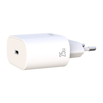 Netværksoplader XO Design, 25W, 3A, 1 x USB-C, Hvid