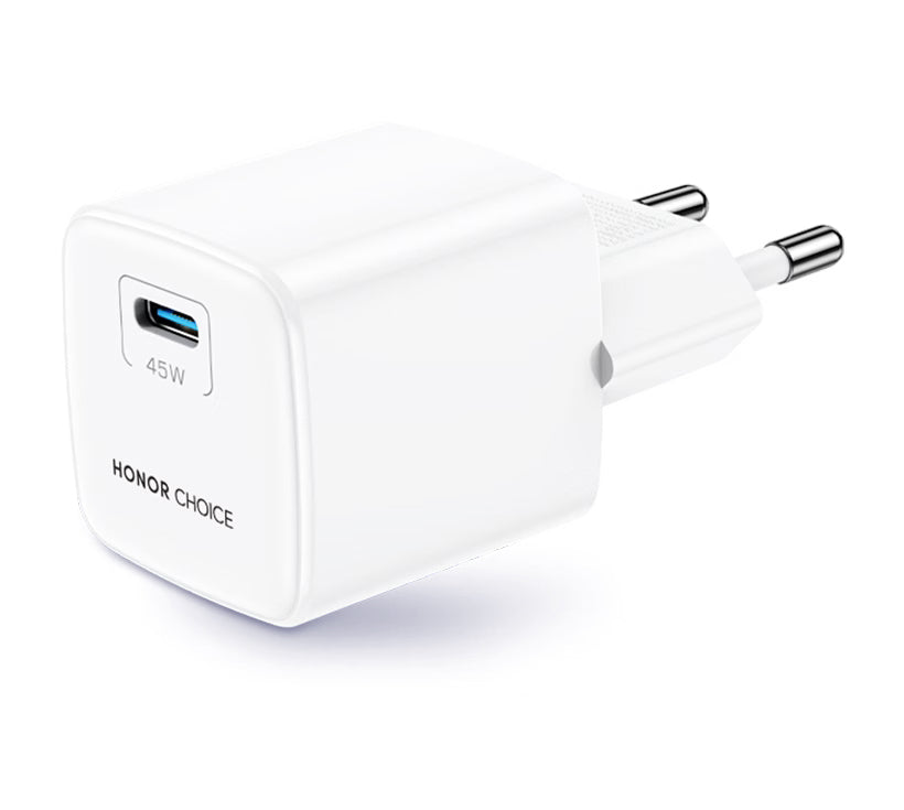 Honor Choice CP045E USB-C Cable Wall Charger, 45W, 3A, 1 x USB-C, White 5504ALHP