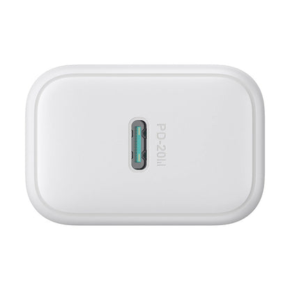 Netværksoplader med USB-C Kabel Joyroom JR-TCF20, 20W, 3A, 1 x USB-C, Hvid