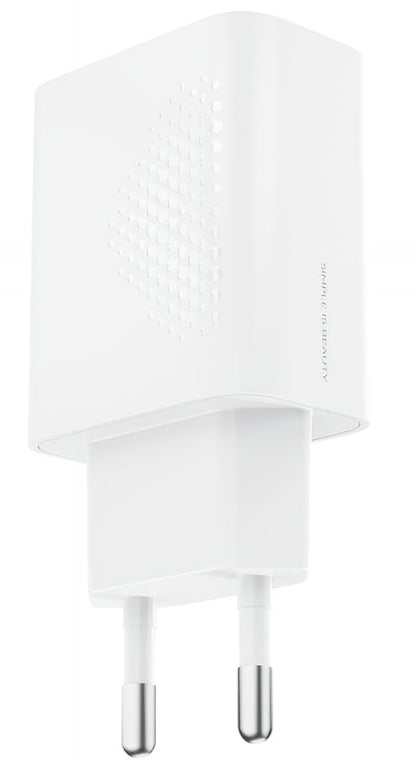 Netværksoplader med USB-C kabel XO Design L159, 18W, 3A, 1 x USB-A, Hvid