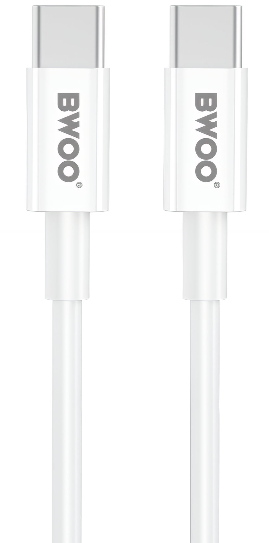 Netværksoplader med USB-C Kabel BWOO CDA159, 20W, 3A, 1 x USB-C, Hvid