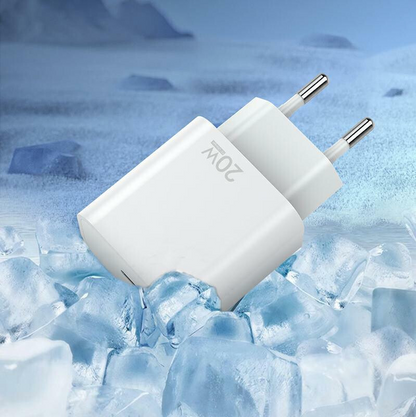 Netoplader med USB-C-kabel Sendem OG73, 20W, 3A, 1 x USB-C, Hvid