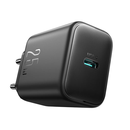 Netværksoplader med USB-C kabel Joyroom JR-TCF23, 25W, 3A, 1 x USB-C, Sort