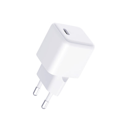 Netværksoplader med USB-C kabel 3MK Hyper, 25W, 3A, 1 x USB-C, Hvid