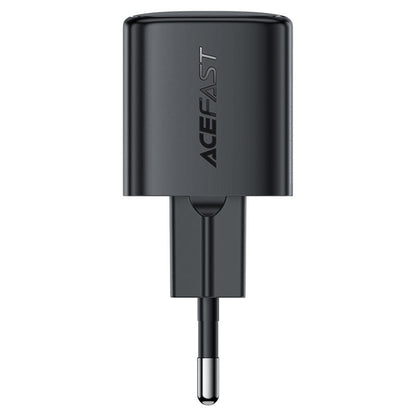 Netværksoplader med USB-C kabel Acefast A118, 30W, 3A, 1 x USB-C, Sort
