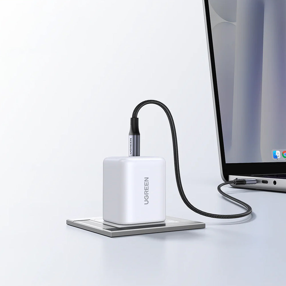 Netoplader med USB-C-kabel UGREEN X524 (65054), 45W, 3A, 1 x USB-C, Sort