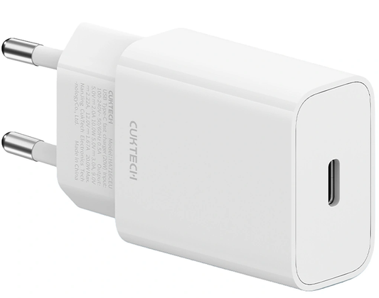 Cuktech HA716C netadapter, 20W, 3A, 1 x USB-C, hvid