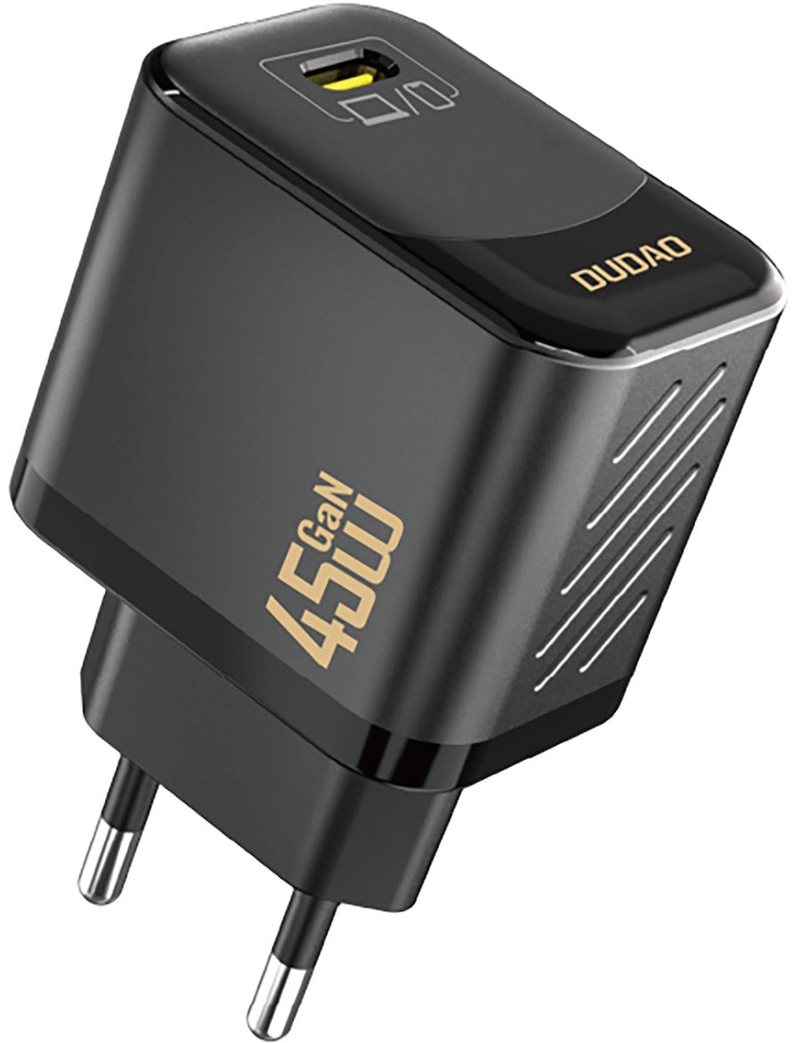 Dudao A28 Netværksoplader, 45W, 3A, 1 x USB-C, Sort
