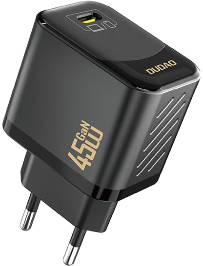 Dudao A28 Netværksoplader, 45W, 3A, 1 x USB-C, Sort