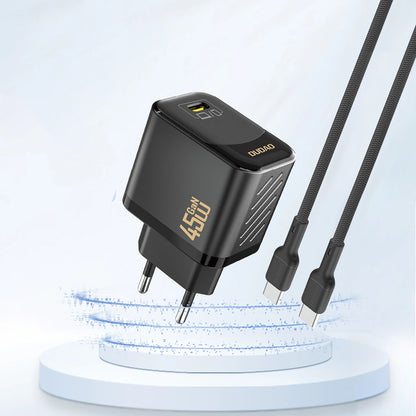 Dudao A28 Netværksoplader, 45W, 3A, 1 x USB-C, Sort