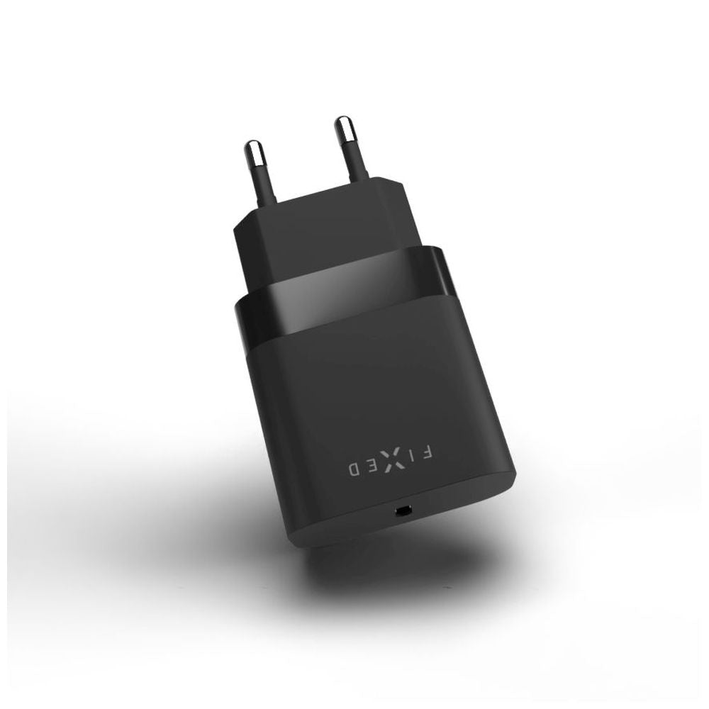 Netværksoplader Fixed, 20W, 3A, 1 x USB-C, Sort
