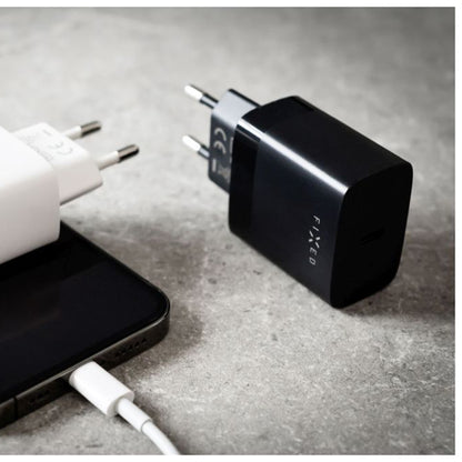 Netværksoplader Fixed, 20W, 3A, 1 x USB-C, Sort