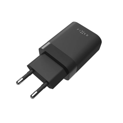 Netværksoplader Fixed, 35W, 3A, 2 x USB-C, Sort