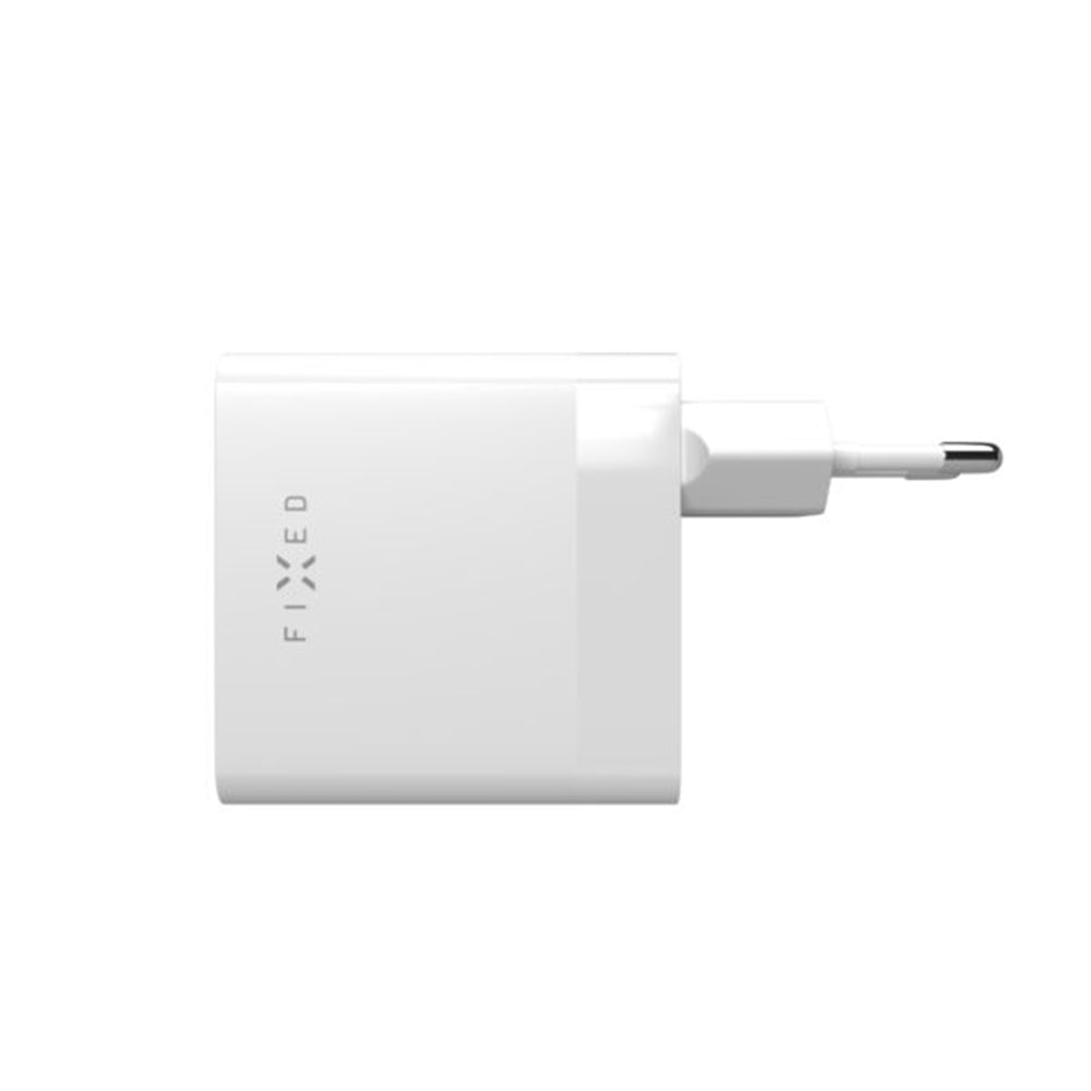 Netværksoplader Fixed, 65W, 3.25A, 2 x USB-C, Hvid