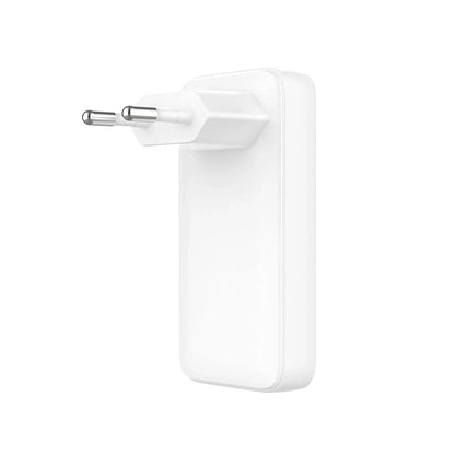 Netværksoplader Fixed Slim, 45W, 3A, 2 x USB-C, Hvid