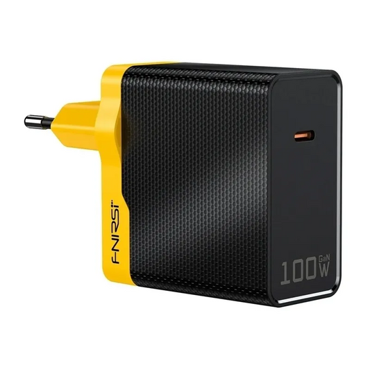 Fnirsi Netadapter, 100W, 5A, 1 x USB-C, Sort