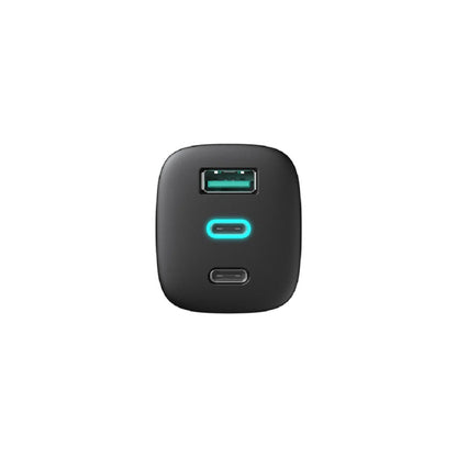 HAVIT UC10 Network Charger, 65W, 3A, 1 x USB-A - 2 x USB-C, Black