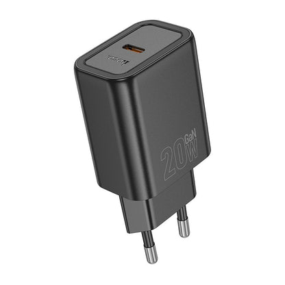 Netværksoplader HOCO N60, 20W, 3A, 1 x USB-C, Sort
