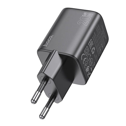 HOCO N40 Netværksoplader, 20W, 3A, 1 x USB-C, Sort
