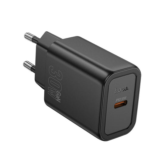 HOCO N62 Netværksoplader, 30W, 3A, 1 x USB-C, Sort
