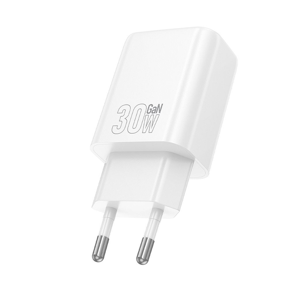 HOCO N62 Netværksoplader, 30W, 3A, 1 x USB-C, Hvid