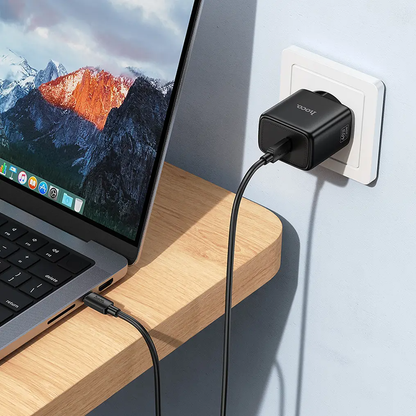 HOCO N83 Netadapter, 40W, 3A, 1 x USB-C, Sort