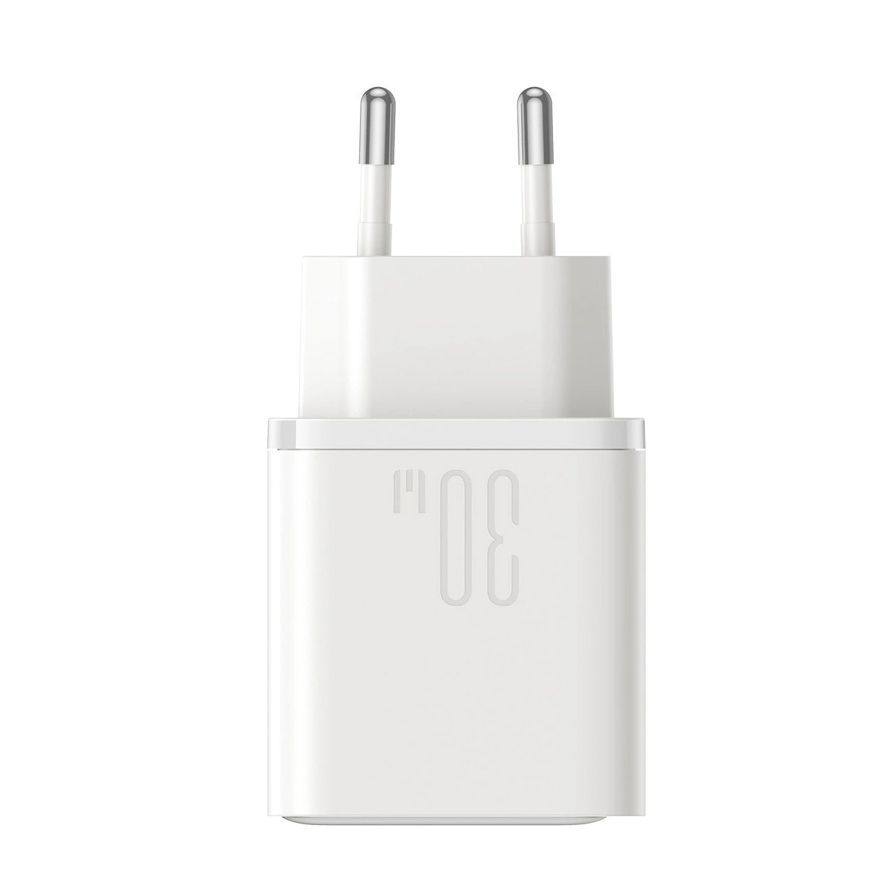 Joyroom JR-TCF15 netværksoplader, 30W, 5A, 1 x USB-A - 1 x USB-C, Hvid