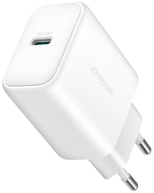 Joyroom JR-TCF24 netværksoplader, 30W, 3A, 1 x USB-C, Hvid