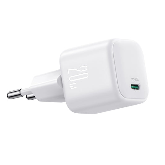 Joyroom JR-TCG08 netværksoplader, 20W, 3A, 1 x USB-C, Hvid