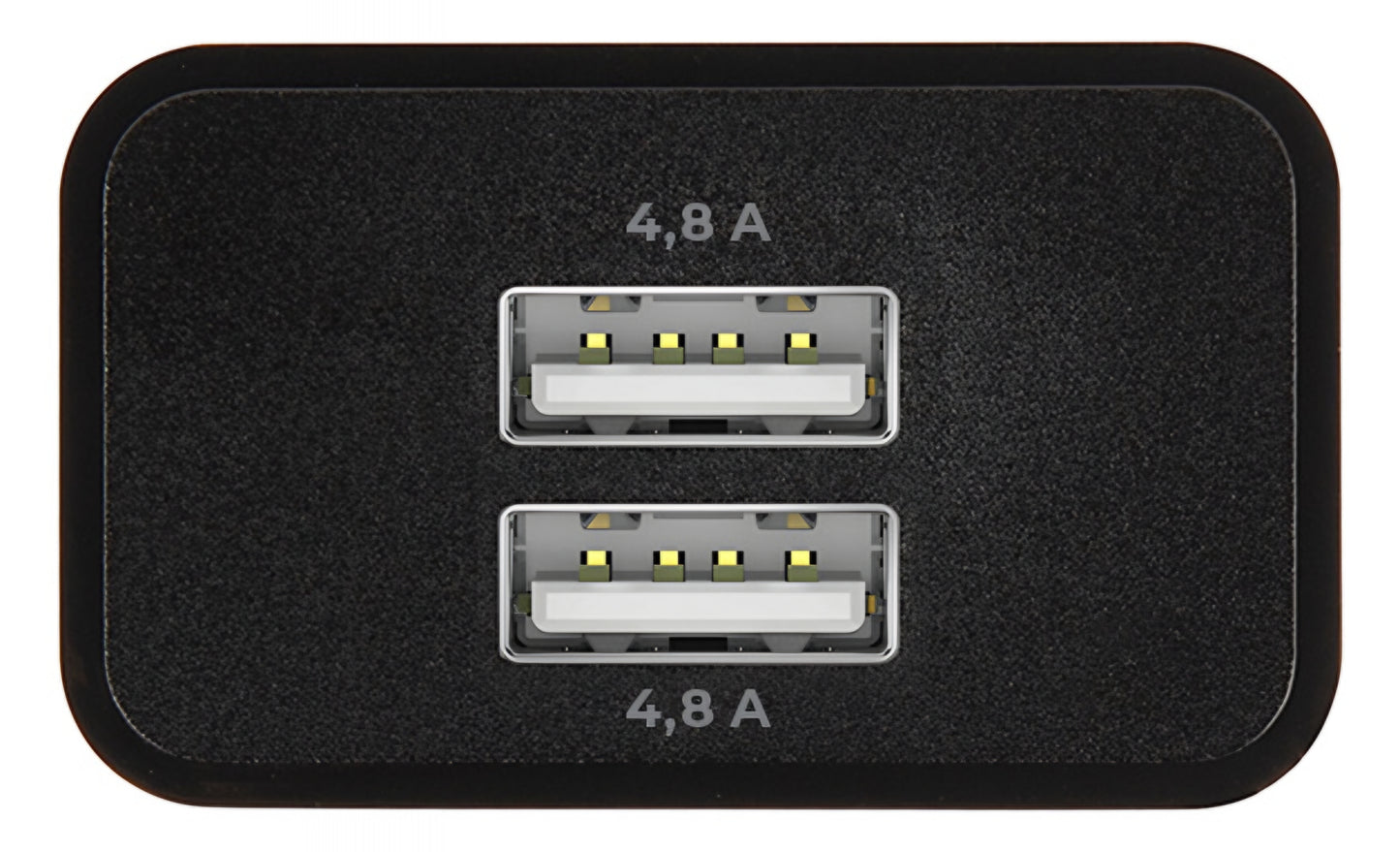 MaXlife MXTC-12 Netværksoplader, 24W, 2.4A, 2 x USB-A, Sort