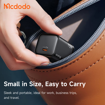 McDodo CH-0850 Ultimate Mini netadapter, 65W, 3,25A, 1 x USB-C, sort