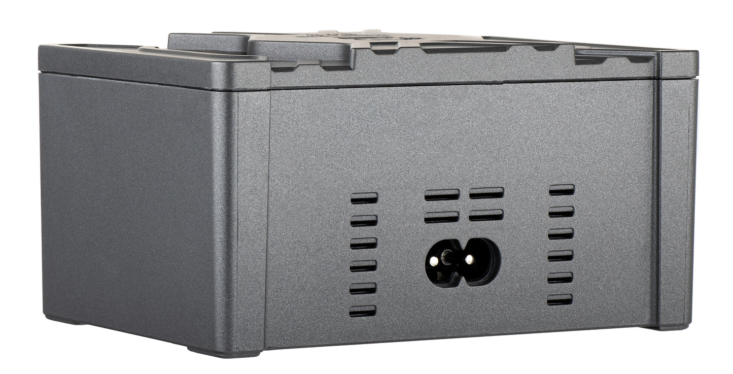 Opladerstation Mechanic V-Power Max med Display, 115W, 3A, 4 x USB-A - 4 x USB-C, Sort