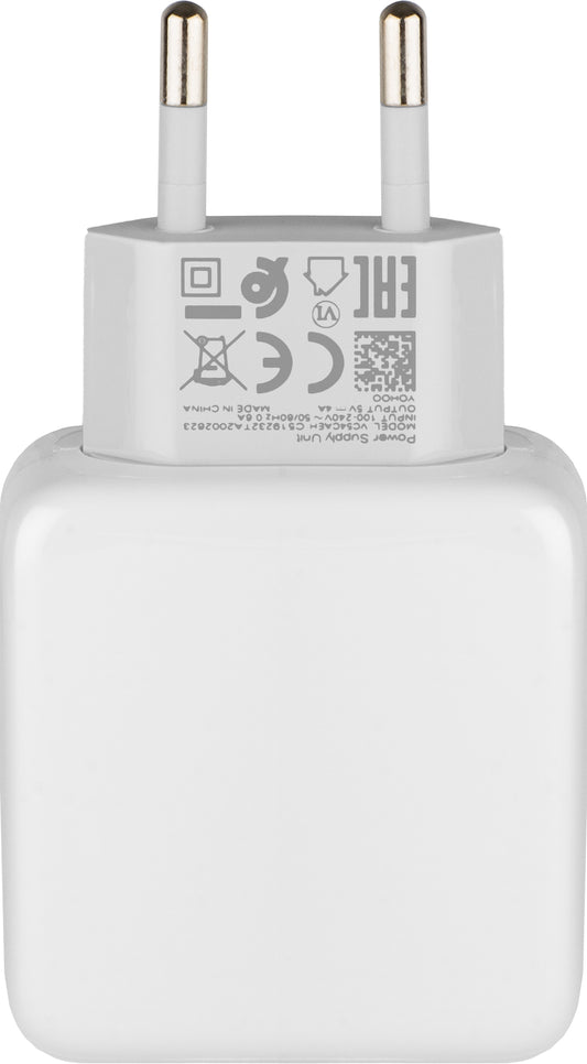 Realme netværksoplader, 20W, 4A, 1 x USB-A, Hvid VC54JCEH
