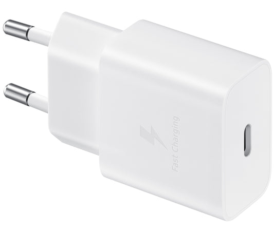 Samsung netværksoplader, 15W, 2A, 1 x USB-C, Hvid GP-PTU023DYAWQ