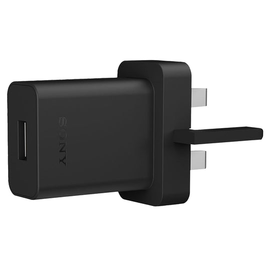 Sony EP800 netadapter, 4,25W, 0,85A, 1 x USB-A, UK, Sort